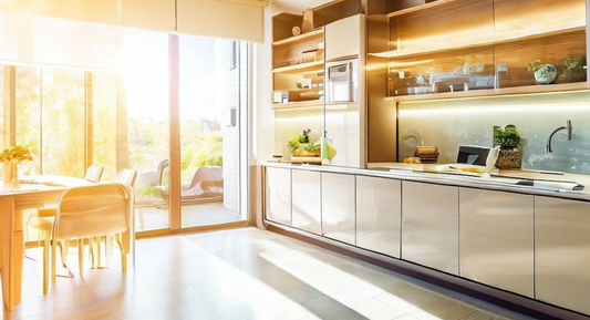 Progettazione Cucina con Armadietti a Scomparsa