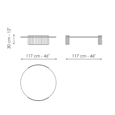 Tavolino Harpe