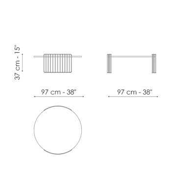 Table basse Harpe