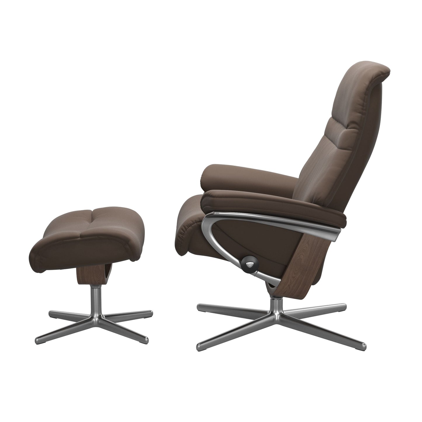 Sunrise (M) Cross armchair with footrest