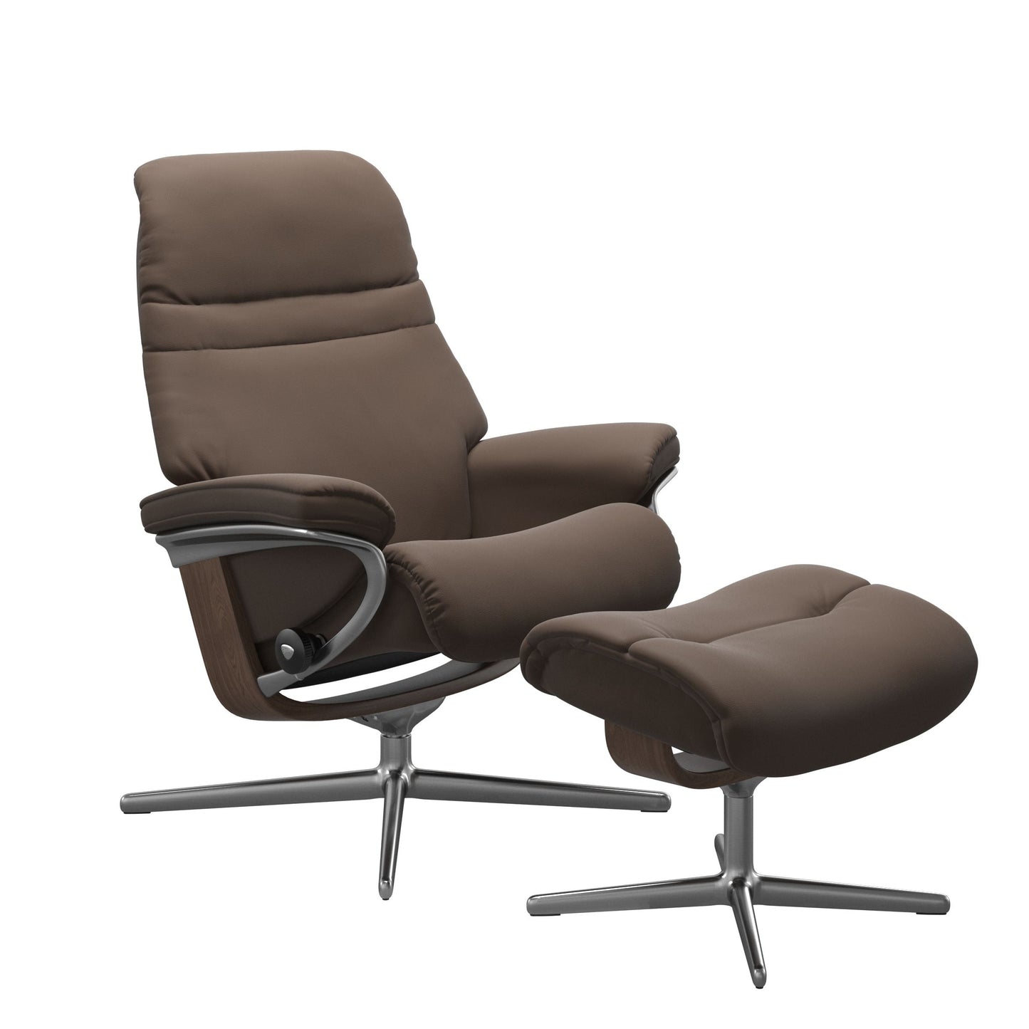 Sunrise (M) Cross armchair with footrest