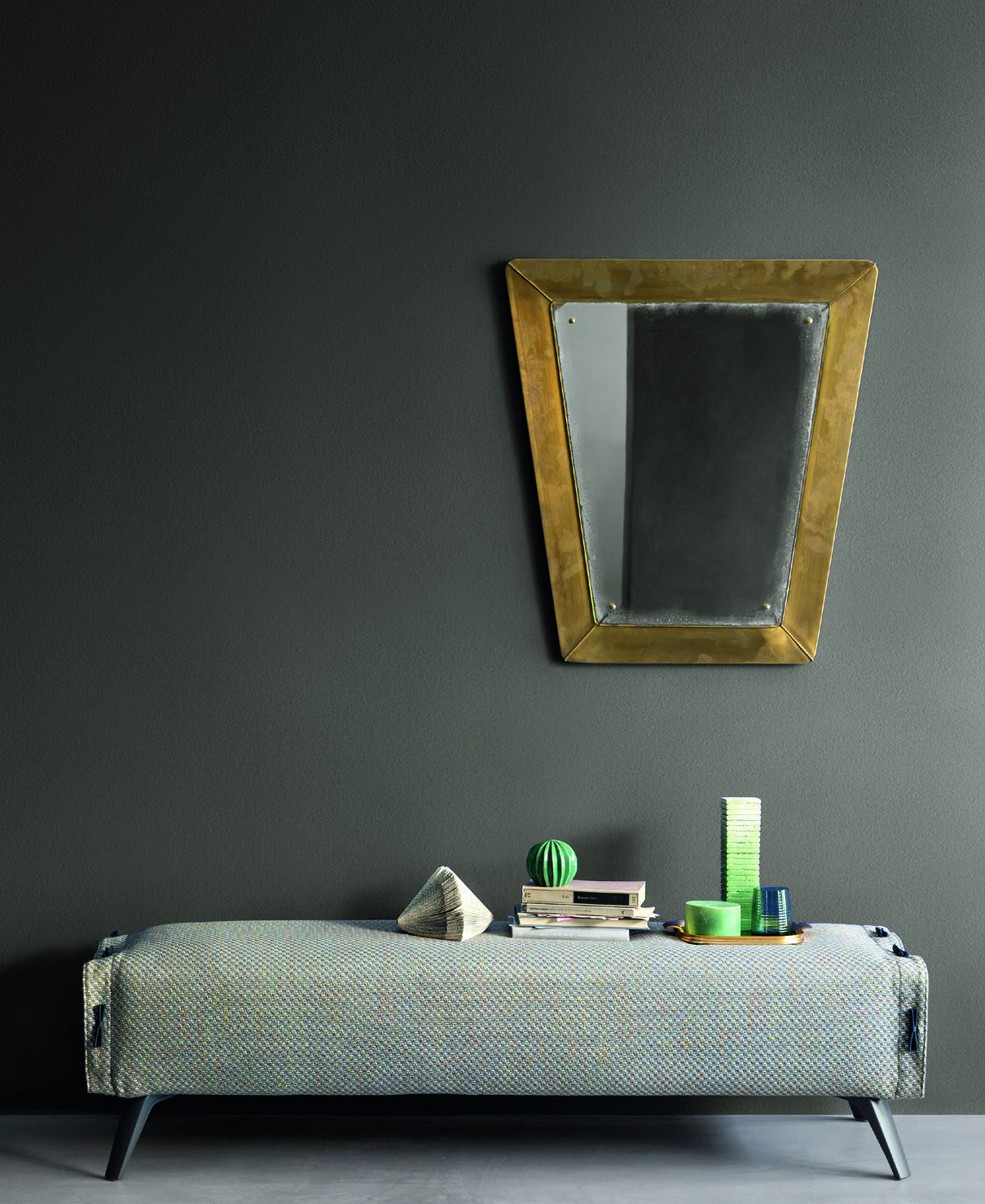 Panca Cuff bench and pouf