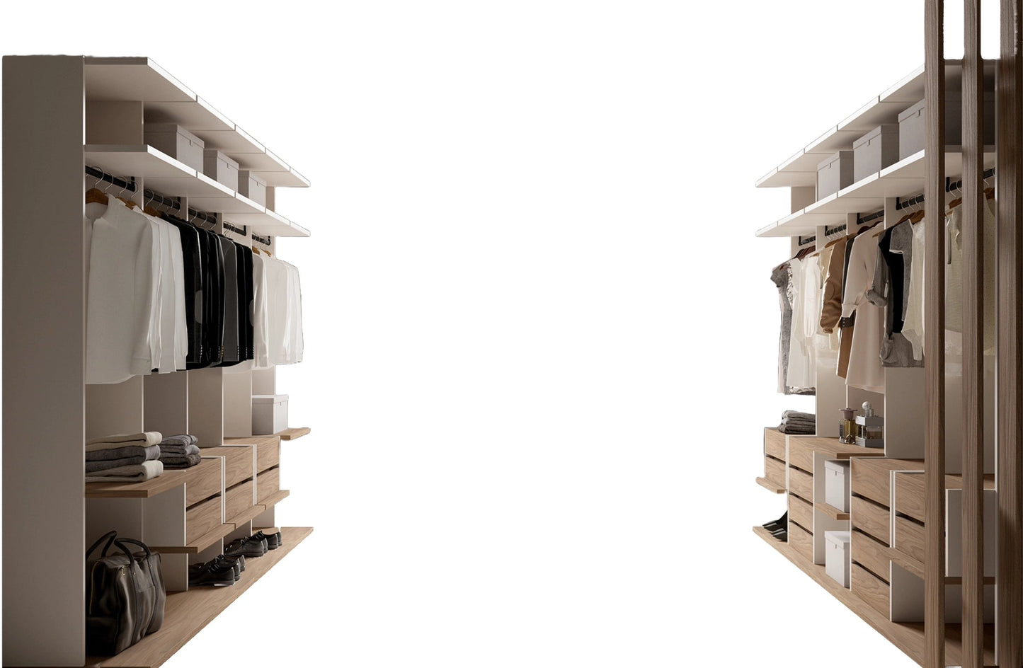 Dressing : espace ouvert