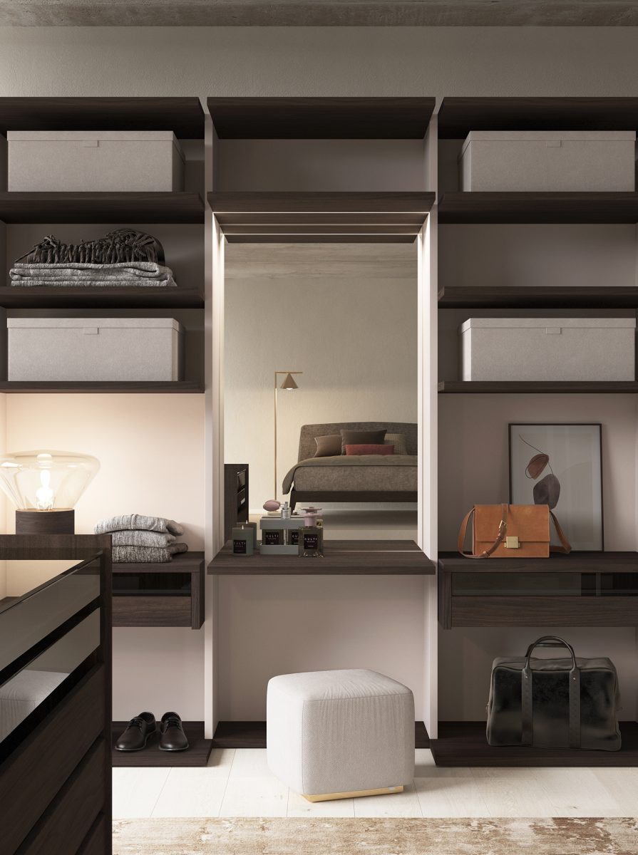 Dressing : espace ouvert