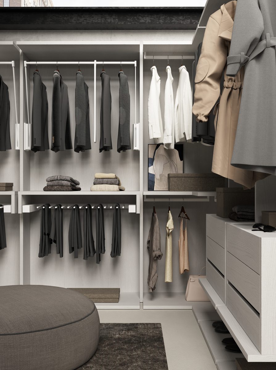 Dressing : espace ouvert