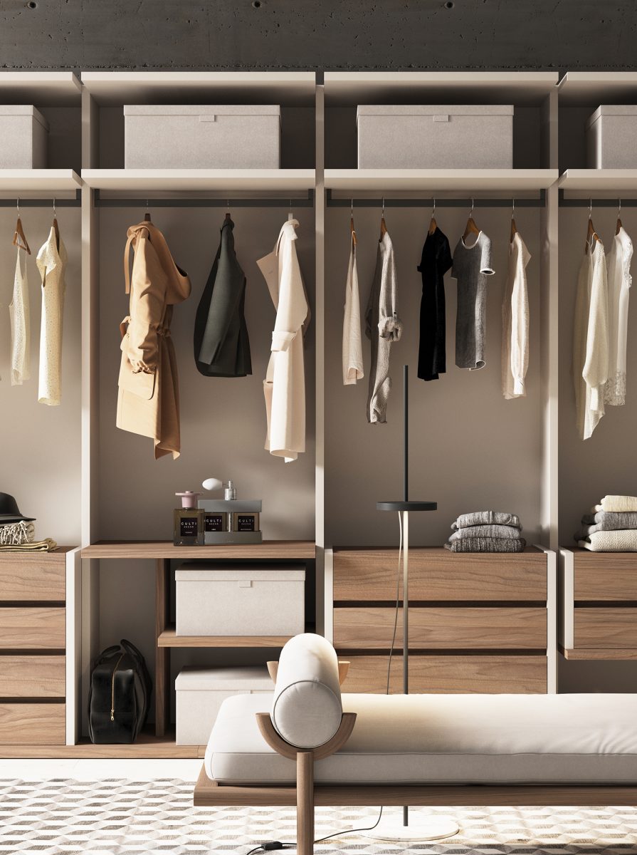 Dressing : espace ouvert
