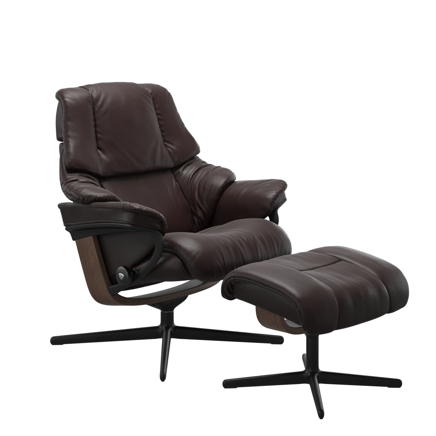 Reno (M) Cross armchair with footrest