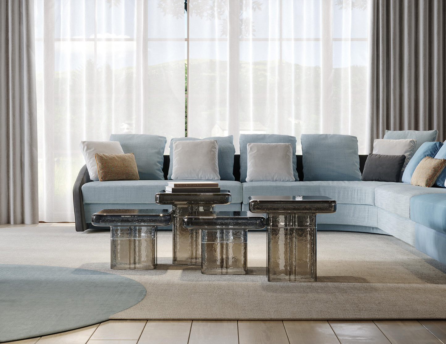 Table basse Tau 40 Murano