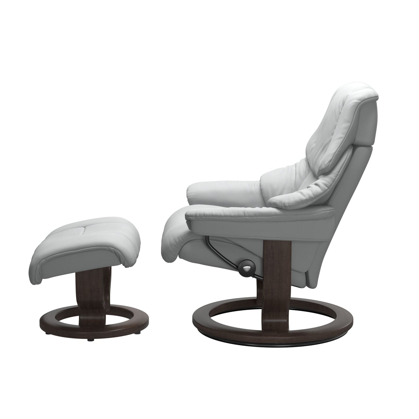 Reno (M) Classic armchair with footrest