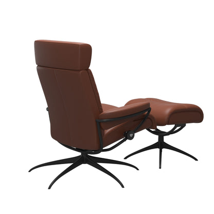 Tokyo Star low armchair with headrest and footrest