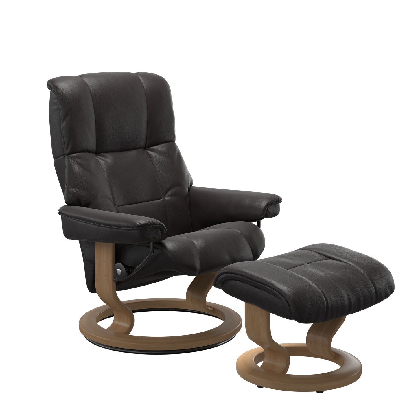 Mayfair (M) Classic armchair with footrest