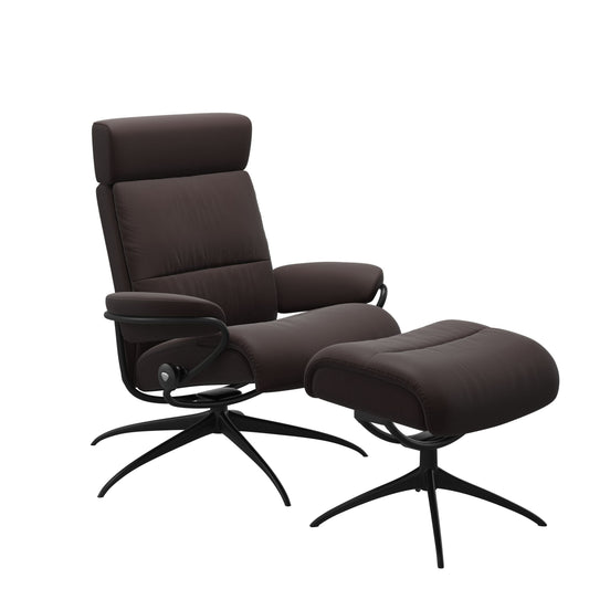 Tokyo Star low armchair with headrest and footrest