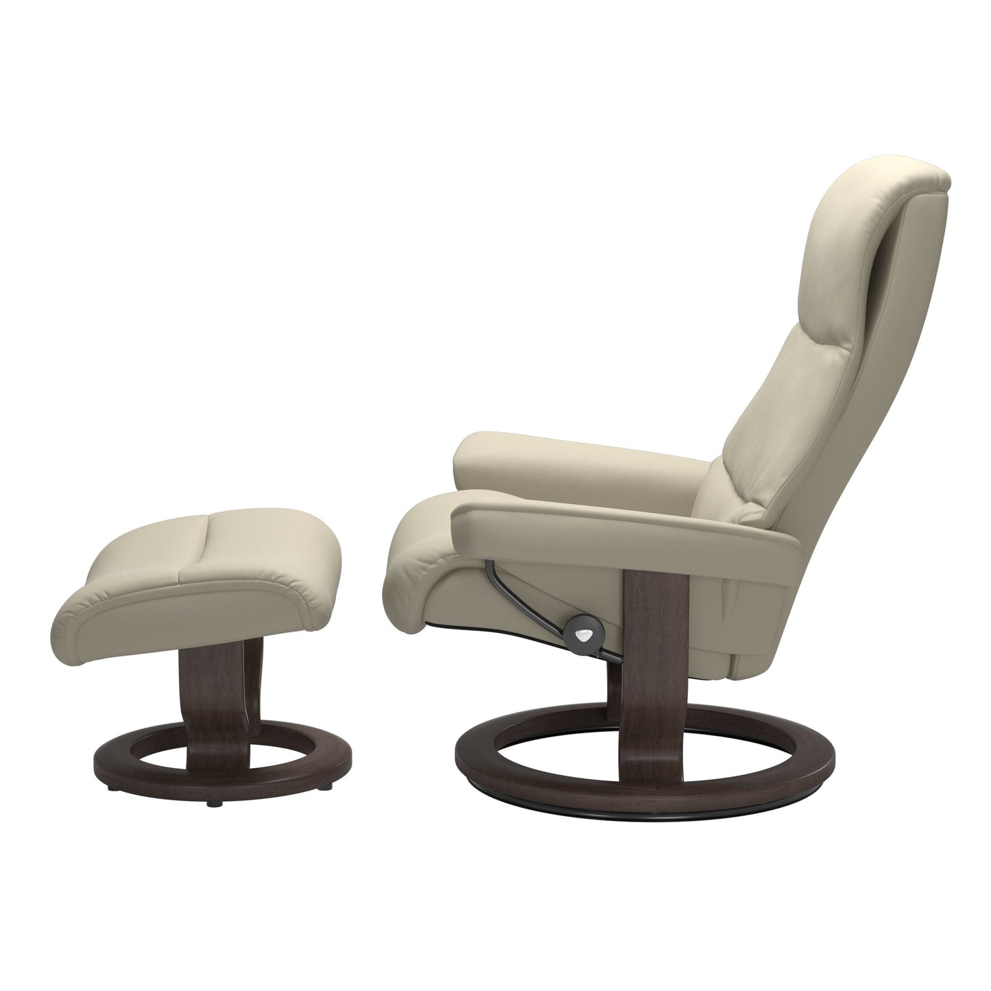 View (M) Classic armchair with footrest